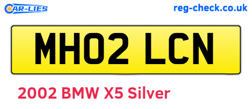 MH02LCN are the vehicle registration plates.