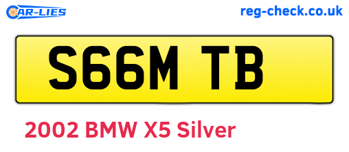 S66MTB are the vehicle registration plates.