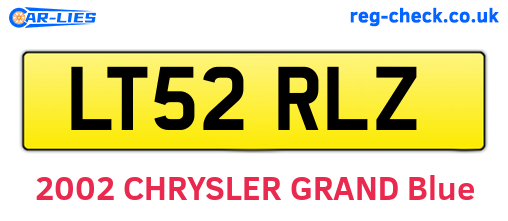 LT52RLZ are the vehicle registration plates.