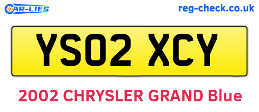 YS02XCY are the vehicle registration plates.