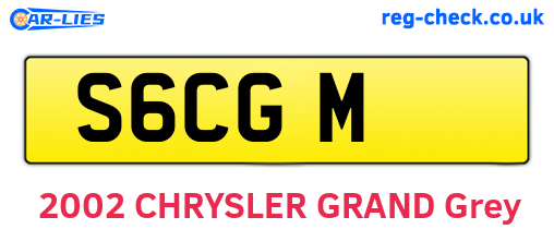 S6CGM are the vehicle registration plates.