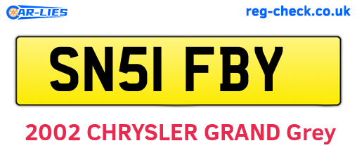 SN51FBY are the vehicle registration plates.