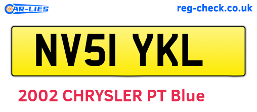 NV51YKL are the vehicle registration plates.