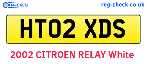 HT02XDS are the vehicle registration plates.