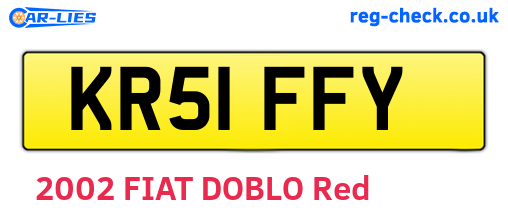 KR51FFY are the vehicle registration plates.
