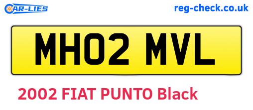 MH02MVL are the vehicle registration plates.