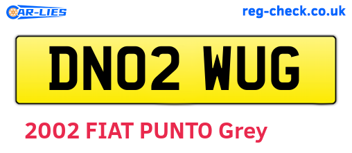 DN02WUG are the vehicle registration plates.