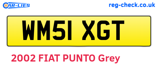 WM51XGT are the vehicle registration plates.