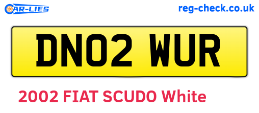 DN02WUR are the vehicle registration plates.