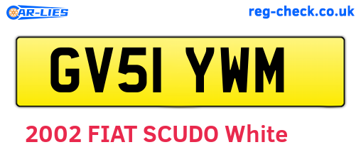 GV51YWM are the vehicle registration plates.