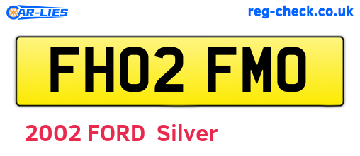 FH02FMO are the vehicle registration plates.
