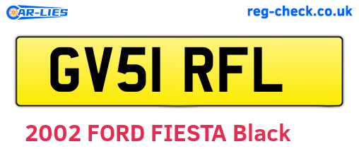 GV51RFL are the vehicle registration plates.