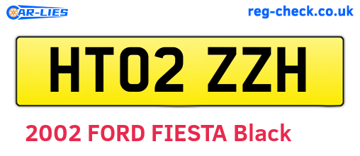 HT02ZZH are the vehicle registration plates.