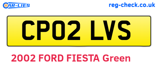 CP02LVS are the vehicle registration plates.