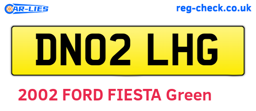 DN02LHG are the vehicle registration plates.