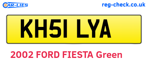 KH51LYA are the vehicle registration plates.