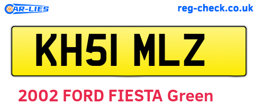 KH51MLZ are the vehicle registration plates.