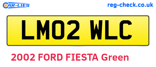 LM02WLC are the vehicle registration plates.
