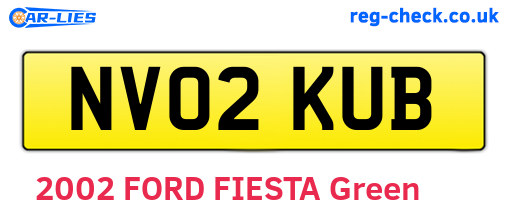 NV02KUB are the vehicle registration plates.