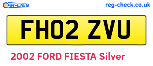 FH02ZVU are the vehicle registration plates.
