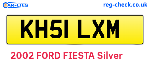 KH51LXM are the vehicle registration plates.