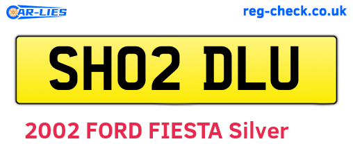 SH02DLU are the vehicle registration plates.