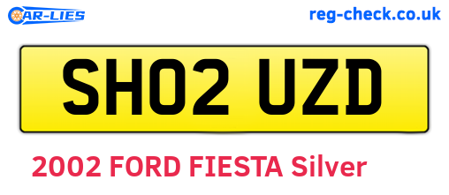 SH02UZD are the vehicle registration plates.