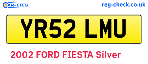 YR52LMU are the vehicle registration plates.