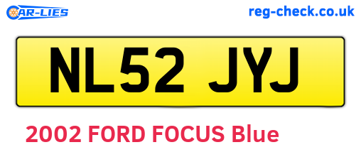 NL52JYJ are the vehicle registration plates.