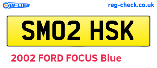 SM02HSK are the vehicle registration plates.