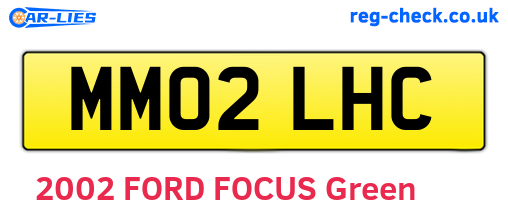 MM02LHC are the vehicle registration plates.
