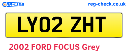 LY02ZHT are the vehicle registration plates.