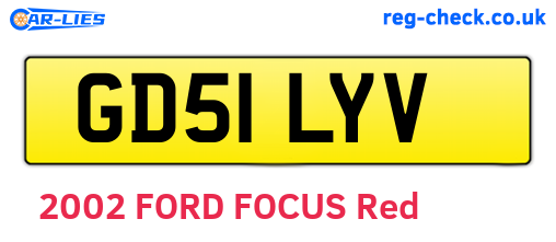 GD51LYV are the vehicle registration plates.