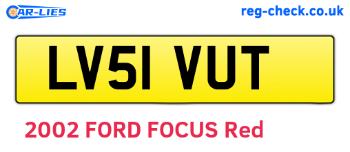LV51VUT are the vehicle registration plates.