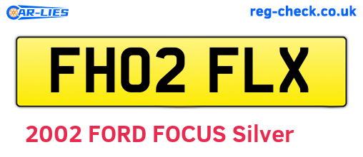 FH02FLX are the vehicle registration plates.