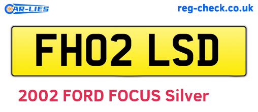 FH02LSD are the vehicle registration plates.