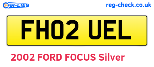FH02UEL are the vehicle registration plates.