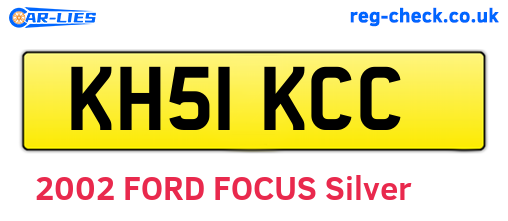 KH51KCC are the vehicle registration plates.