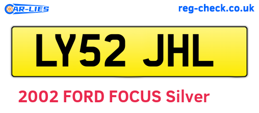 LY52JHL are the vehicle registration plates.