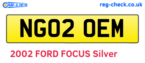 NG02OEM are the vehicle registration plates.