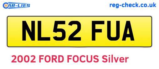 NL52FUA are the vehicle registration plates.