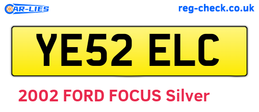 YE52ELC are the vehicle registration plates.