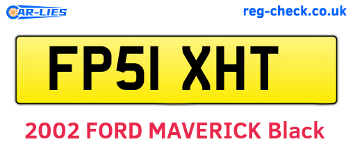 FP51XHT are the vehicle registration plates.