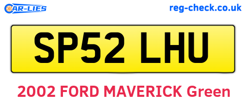 SP52LHU are the vehicle registration plates.
