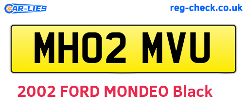 MH02MVU are the vehicle registration plates.