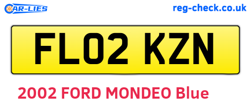 FL02KZN are the vehicle registration plates.