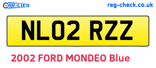 NL02RZZ are the vehicle registration plates.