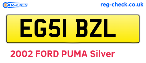 EG51BZL are the vehicle registration plates.