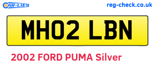 MH02LBN are the vehicle registration plates.