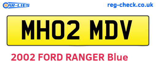 MH02MDV are the vehicle registration plates.
